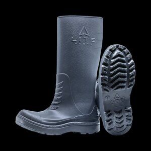 LiteBoots Women’s Classic Boots – Charcoal Grey – Size 9.5